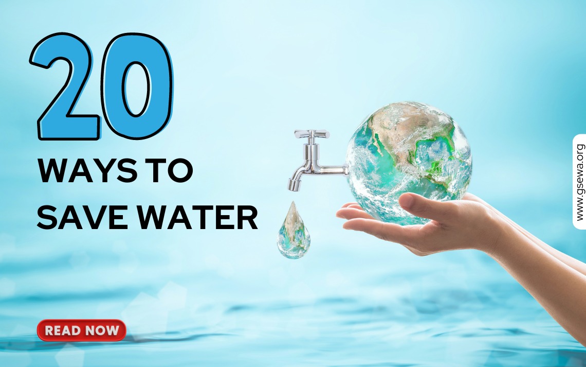 20 Ways To Save Water G-Sewa